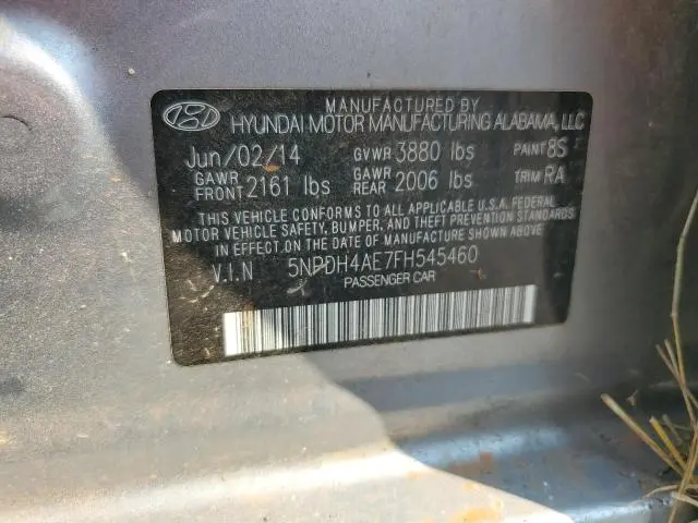 2015 HYUNDAI ELANTRA SE  