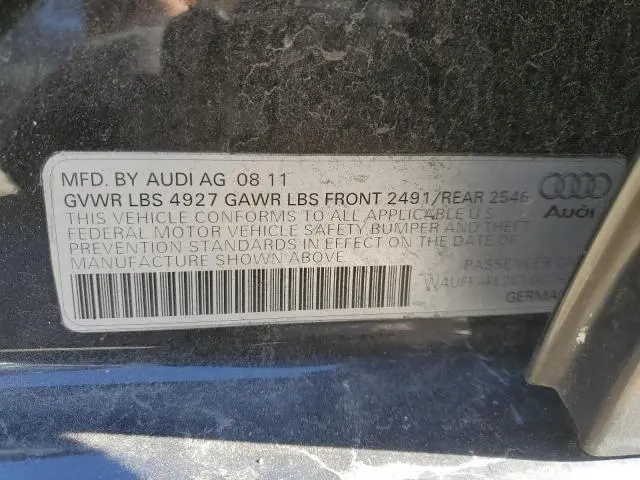 2012 AUDI A4 PREMIUM PLUS  