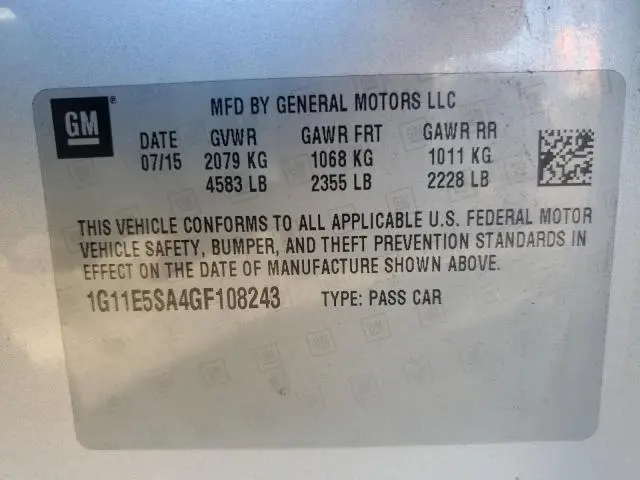 2016 CHEVROLET MALIBU LIMITED LTZ  