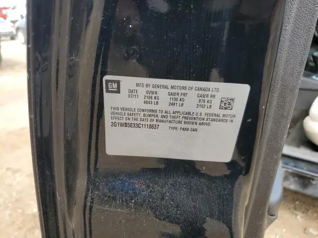 2012 CHEVROLET IMPALA LT  