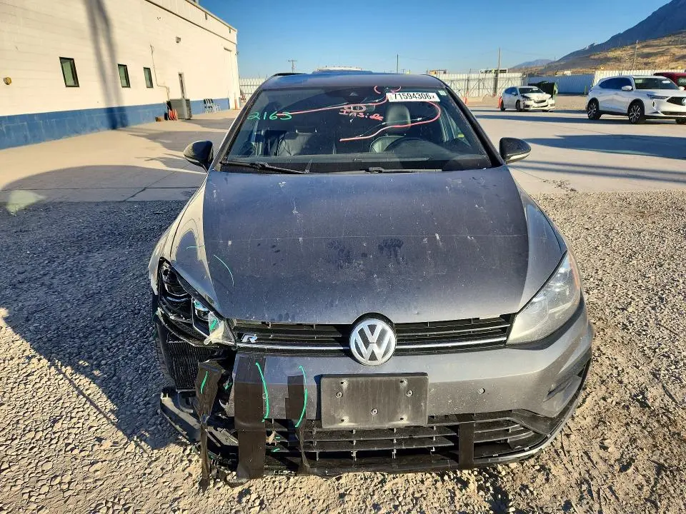 2019 VOLKSWAGEN GOLF R   