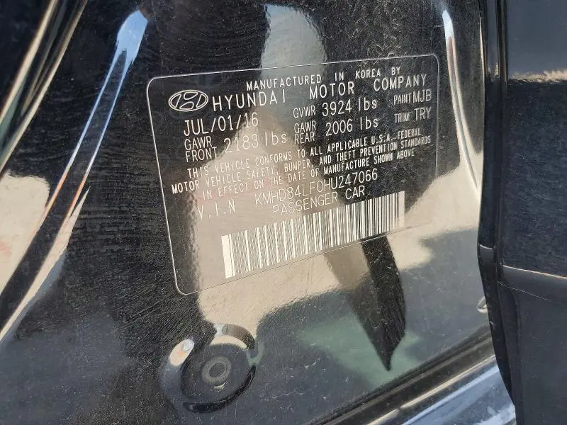 2017 HYUNDAI ELANTRA VALUE EDITION  