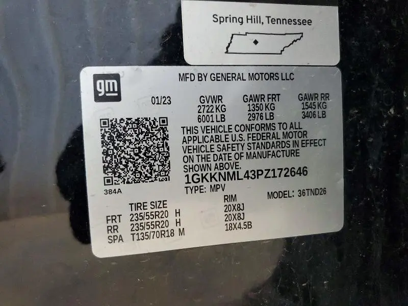 2023 GMC ACADIA SLT  