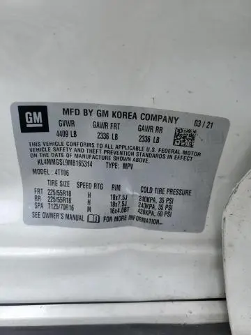 2021 BUICK ENCORE GX ESSENCE  