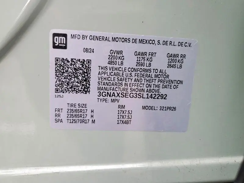 2025 CHEVROLET EQUINOX ACTIV  