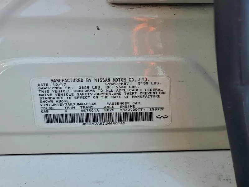 2018 INFINITI Q50 LUXE  