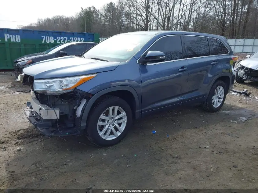 2015 TOYOTA HIGHLANDER LE V6