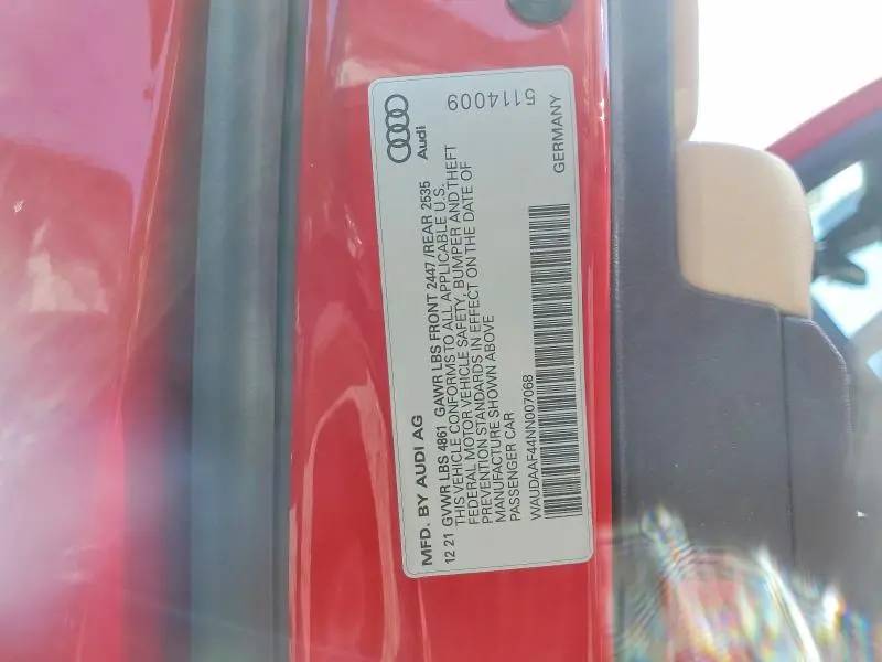 2022 AUDI A4 PREMIUM 45  