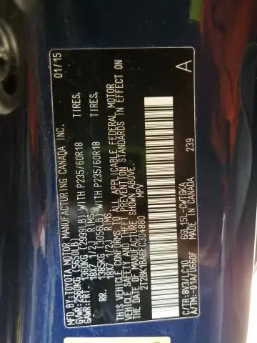 2015 LEXUS RX 350 BASE  