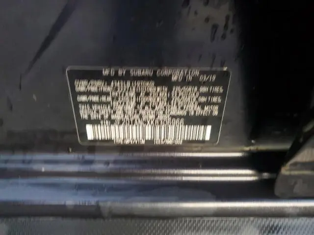 2019 SUBARU CROSSTREK LIMITED  