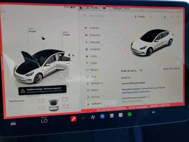 2023 TESLA MODEL 3 