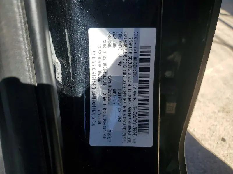 2018 MAZDA 3 SPORT  