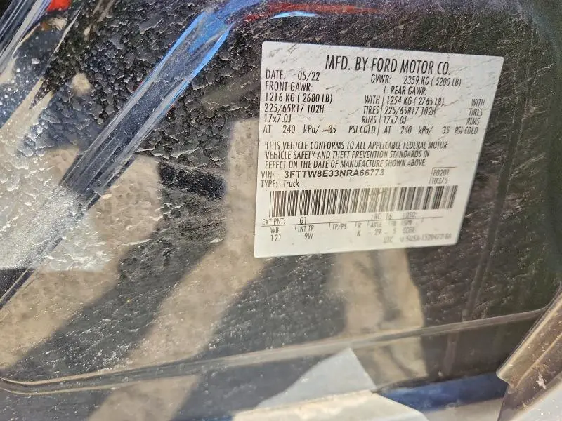 2022 FORD MAVERICK XL  