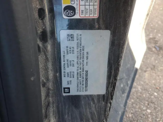 2017 CHEVROLET CAMARO LT  