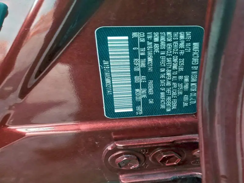 2021 NISSAN ROGUE SPORT S  