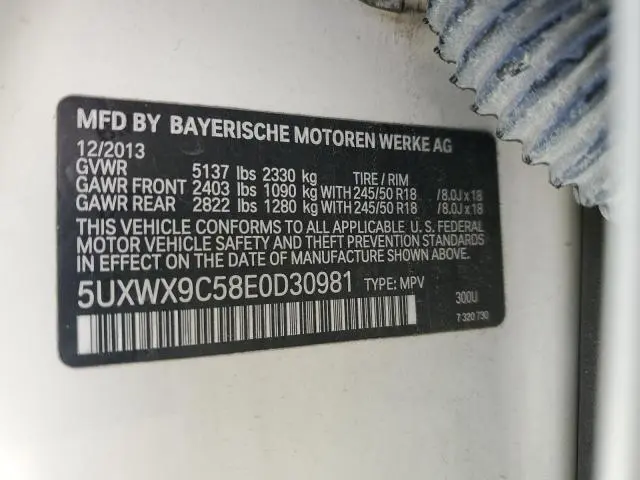 2014 BMW X3 XDRIVE28I  