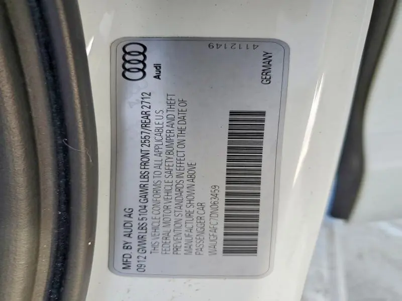 2013 AUDI A6 PREMIUM PLUS  