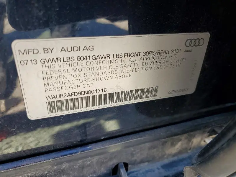 2014 AUDI A8 L QUATTRO  