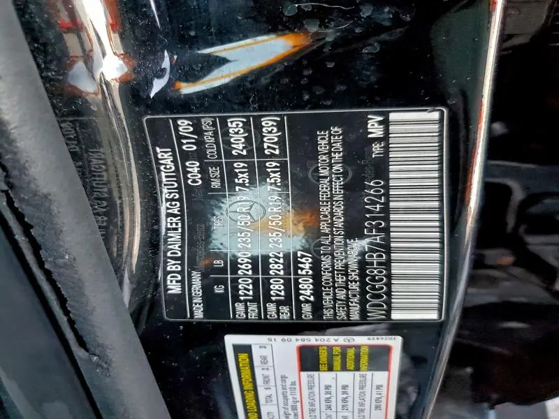 2010 MERCEDES-BENZ GLK 350 4MATIC  