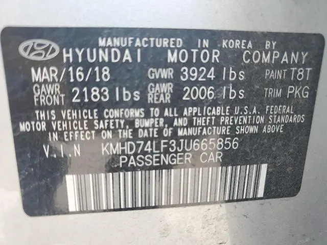 2018 HYUNDAI ELANTRA SE