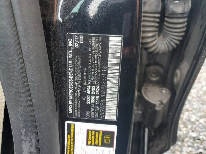 2018 MERCEDES-BENZ C 63 AMG-S  