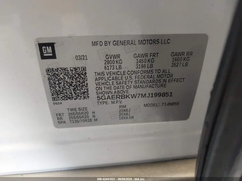 2021 BUICK ENCLAVE FWD ESSENCE