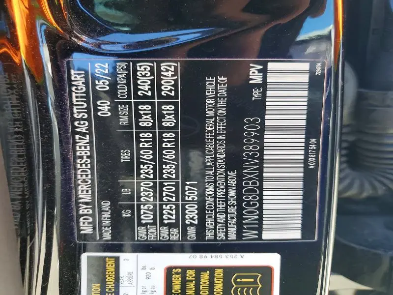 2022 MERCEDES-BENZ GLC 300  