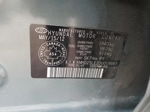 2013 HYUNDAI ELANTRA GT   