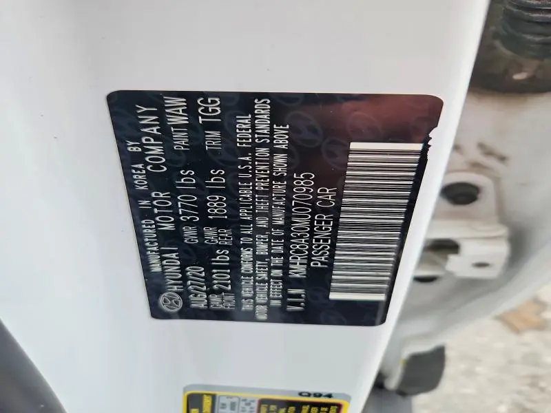 2021 HYUNDAI VENUE SEL  