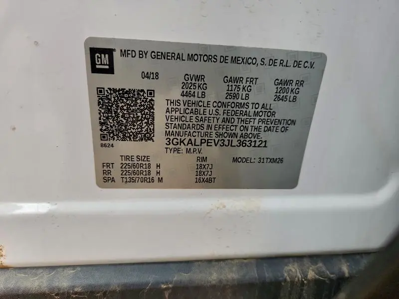 2018 GMC TERRAIN SLT  