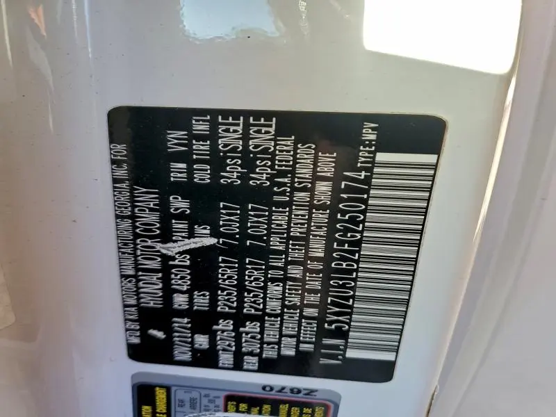 2015 HYUNDAI SANTA FE SPORT   