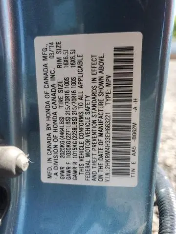 2014 HONDA CR-V LX  