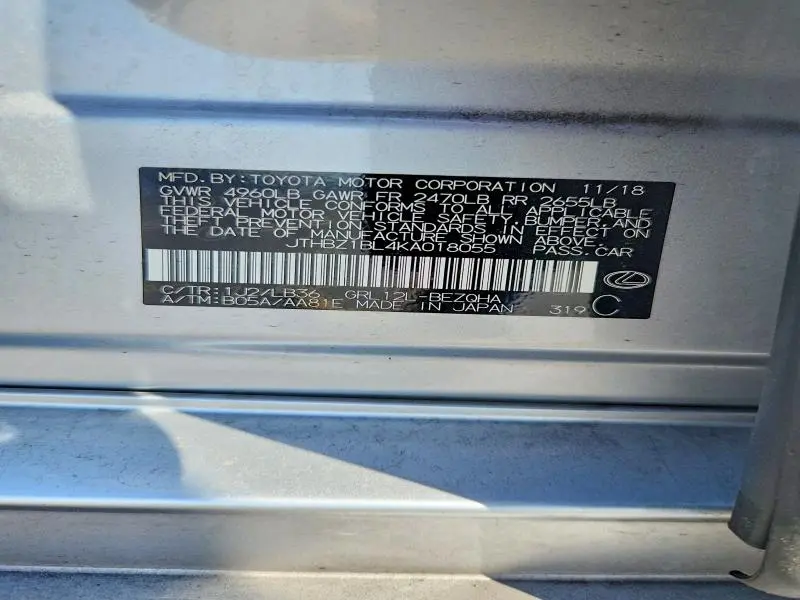 2019 LEXUS GS 350 F SPORT  