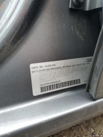 2013 AUDI A4 PREMIUM PLUS  