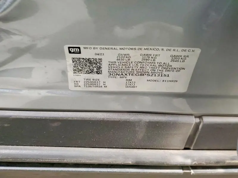 2023 CHEVROLET EQUINOX LT  