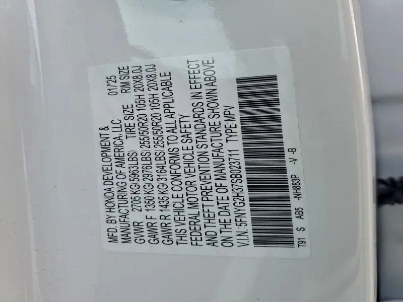 2025 HONDA PILOT SPORT  