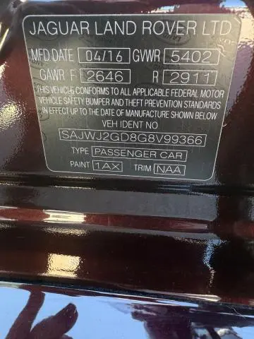 2016 JAGUAR XJL PORTFOLIO  