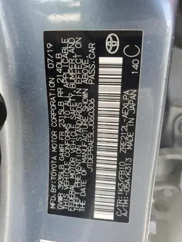 2020 TOYOTA COROLLA LE  