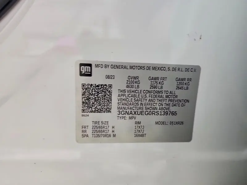 2024 CHEVROLET EQUINOX LT  