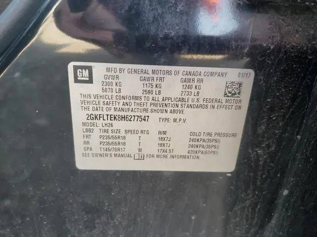 2017 GMC TERRAIN SLE  