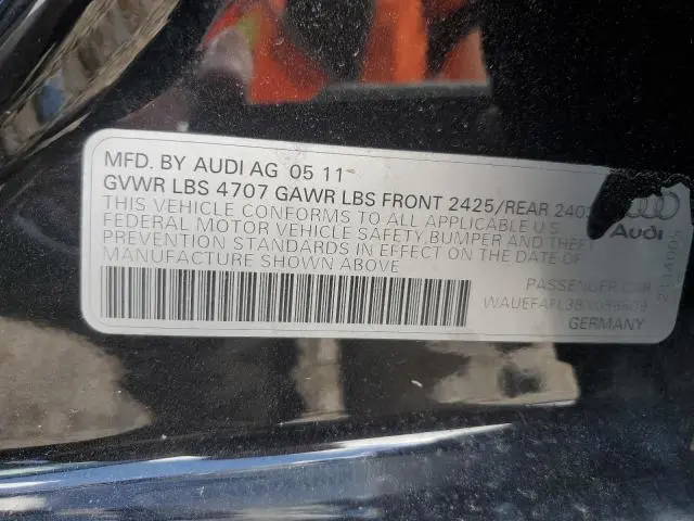 2011 AUDI A4 PREMIUM PLUS  