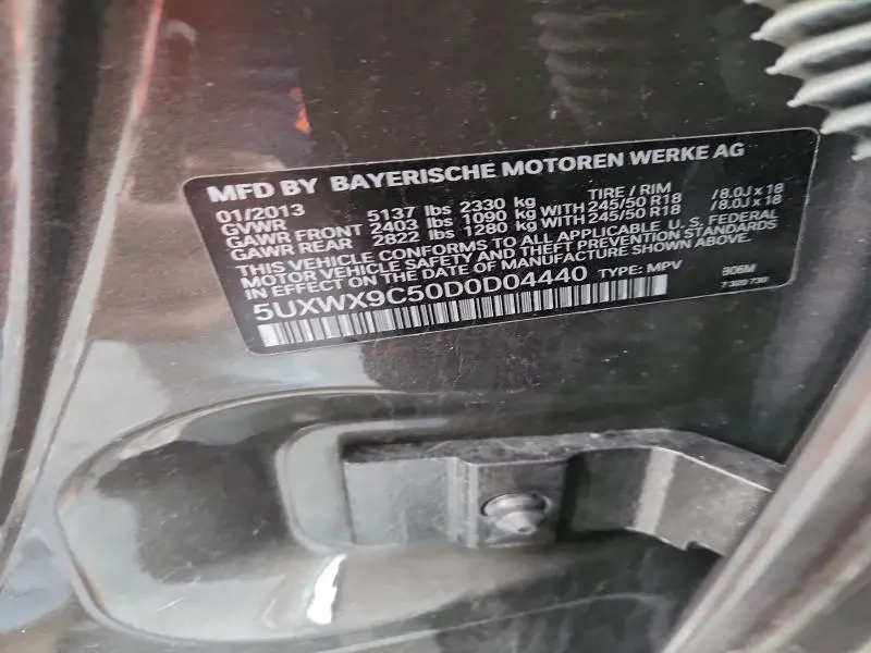 2013 BMW X3 XDRIVE28I  