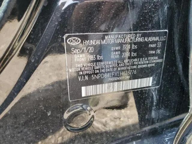 2020 HYUNDAI ELANTRA SEL