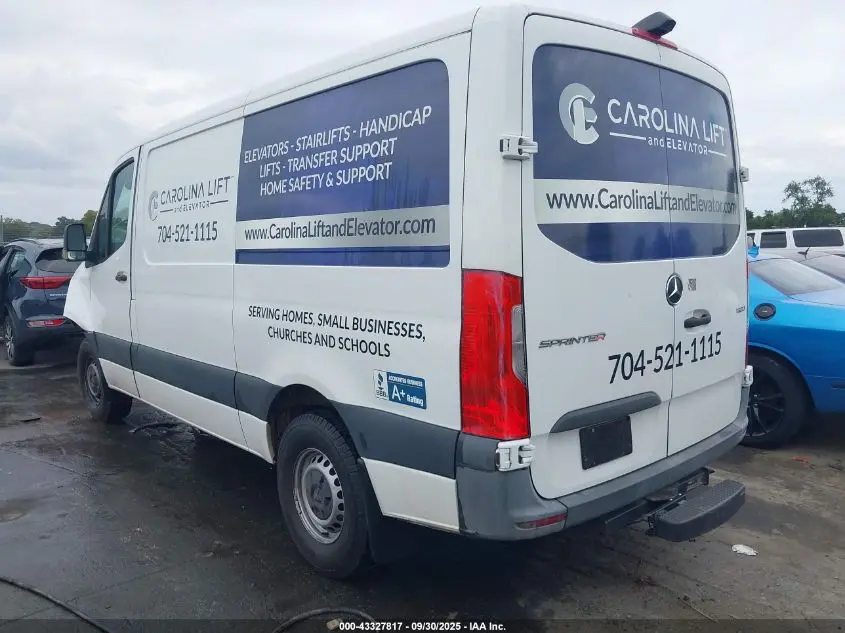 2019 MERCEDES-BENZ SPRINTER 1500 STANDARD ROOF I4