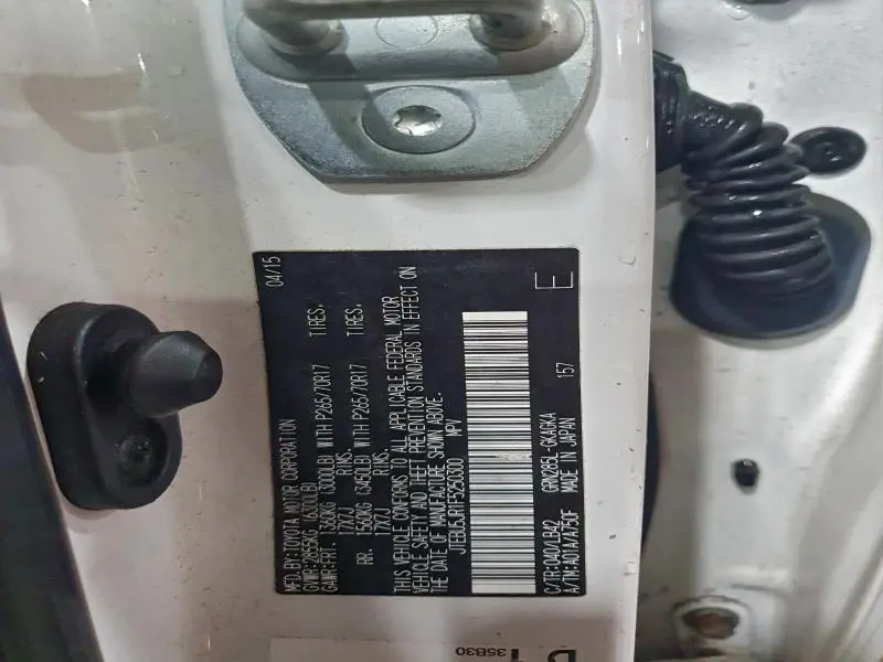 2015 TOYOTA 4RUNNER SR5/SR5 PREMIUM  