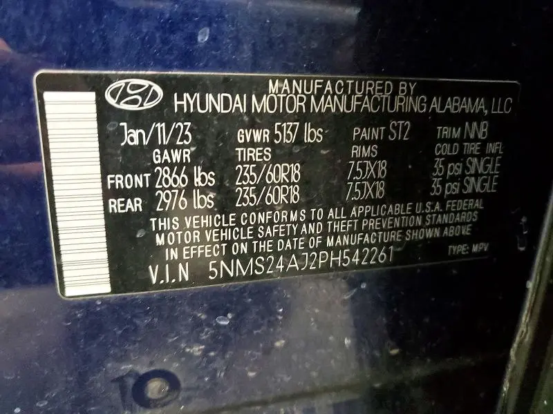 2023 HYUNDAI SANTA FE SEL  