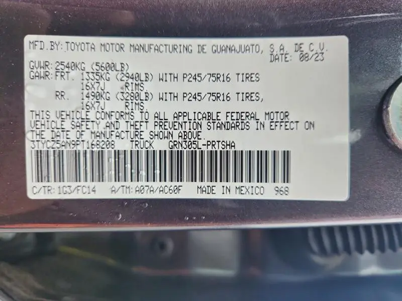 2023 TOYOTA TACOMA DOUBLE CAB  