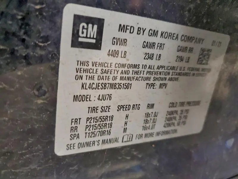 2021 BUICK ENCORE PREFERRED  