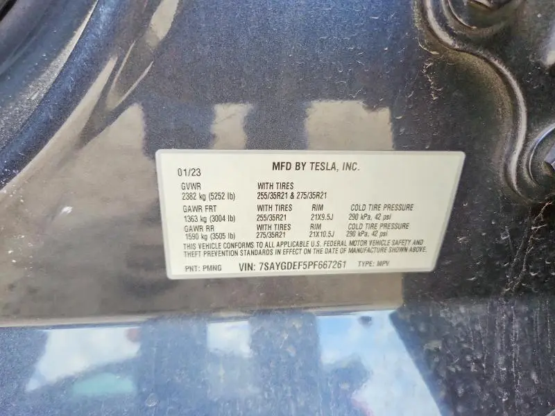 2023 TESLA MODEL Y   