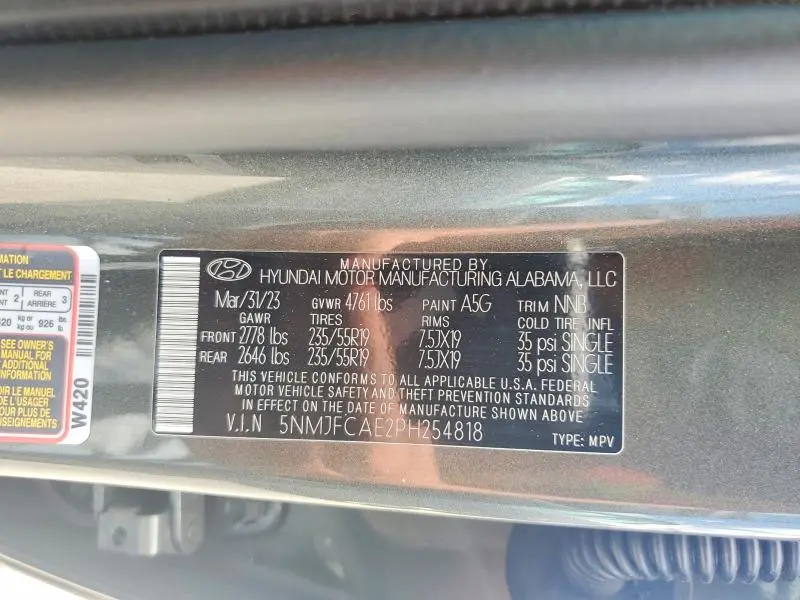 2023 HYUNDAI TUCSON SEL  